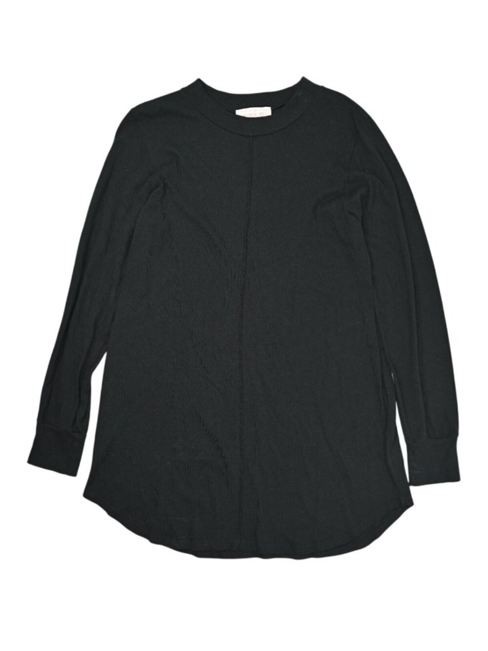 Stone Cold Fox Long Sleeve Tunic in Black